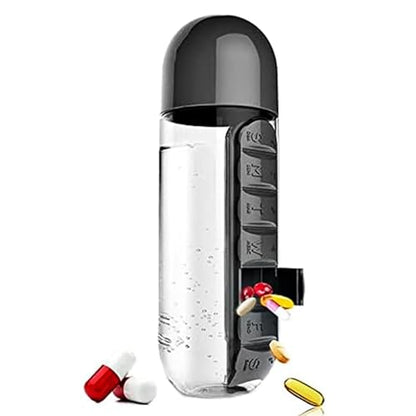 2 IN 1 PILL BOX WATER BOTTLE