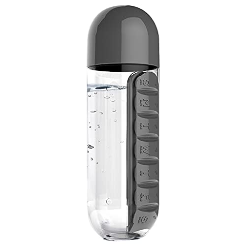 2 IN 1 PILL BOX WATER BOTTLE