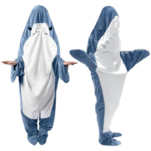 Cartoon Shark Sleeping Bag Pajamas